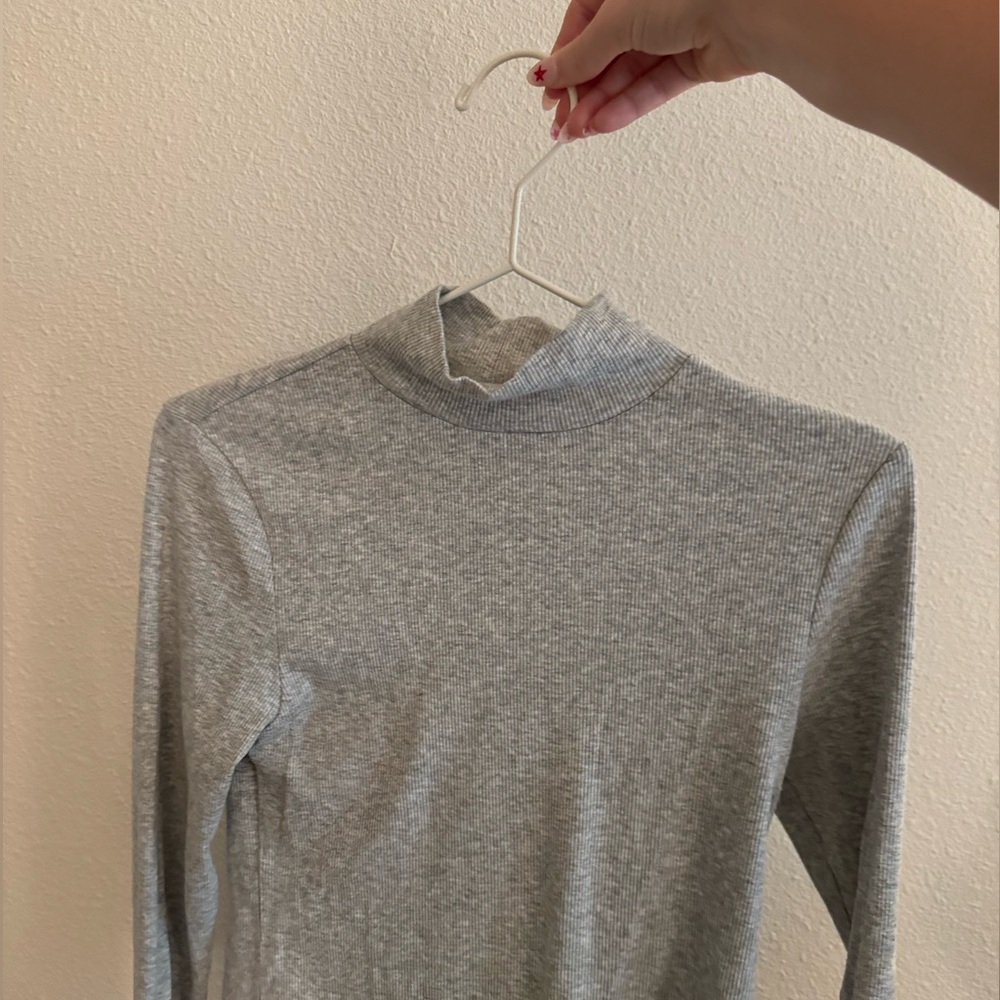 American Eagle Essential ribbed long sleeve turtleneck